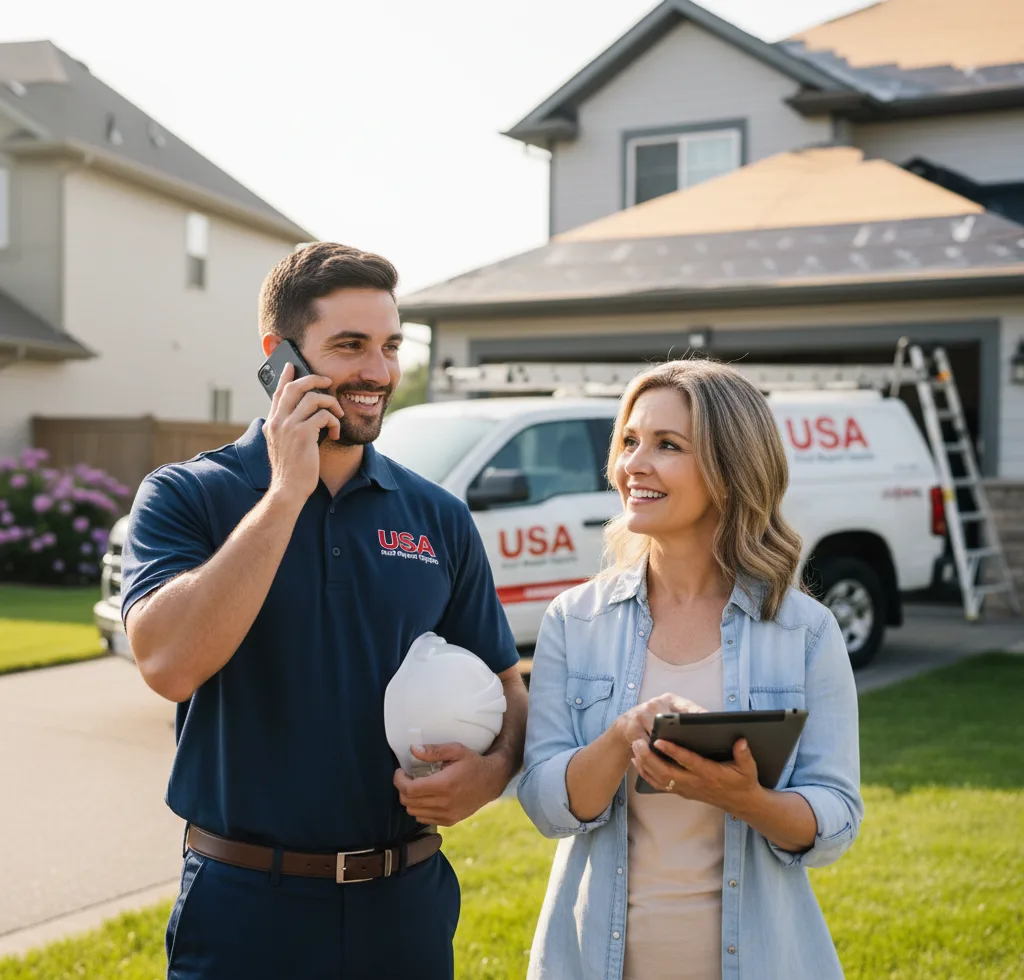 USA Roof Repair Experts customer support in Crivitz